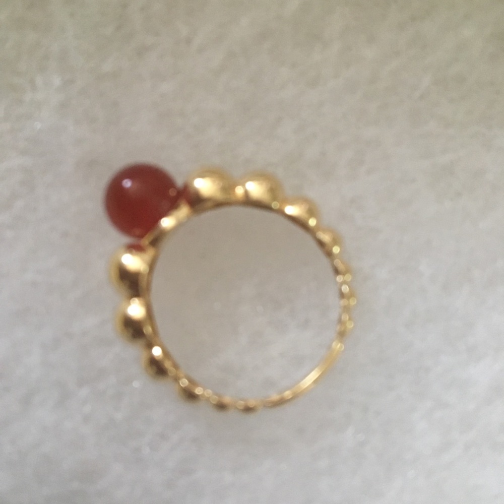 Size 5 Saudi gold ring